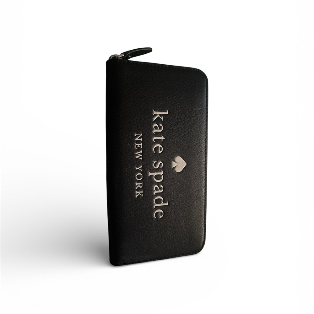 Kate Spade Black Zip Wallet